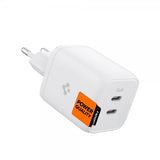 Spigen Lader PowerArc ArcStation Pro GaN Dual Port 65W Hvit