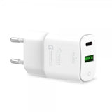 Puro Lader USB-A + USB-C Wall Charger 20W