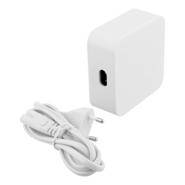 Deltaco Lader USB-C PD 45W & USB-A 18W Quickcharge Hvit