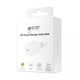 Gear Lader USB-C PD GaN 45W Hvit