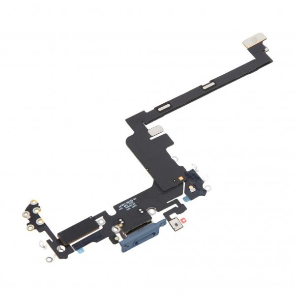 Ladekontakt med flexkabel til iPhone 17 Pro - blå