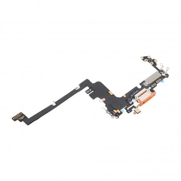 Ladekontakt med flexkabel for iPhone 17 Pro - Oransje