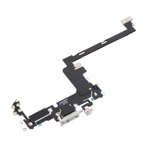Ladekontakt med Flexkabel for iPhone 17 Pro - Sølv