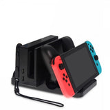 Dobe Ladestasjon for Nintendo Switch og kontrollerne