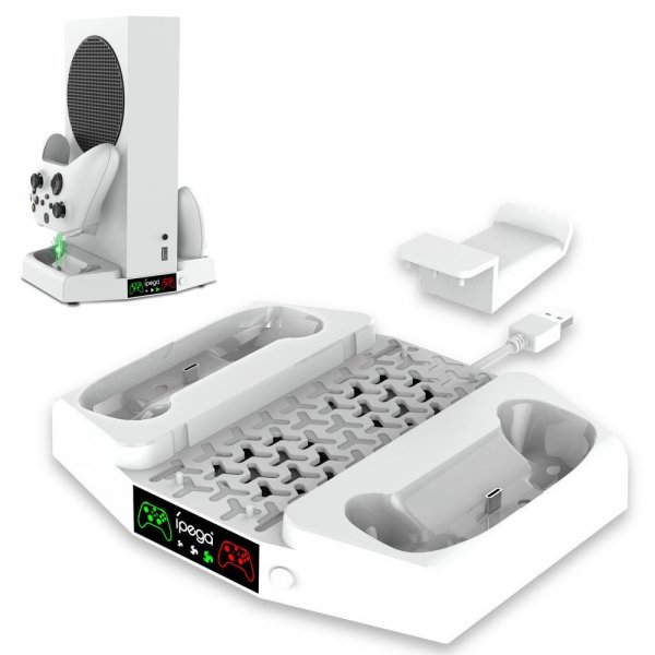 Ipega Lading av hub med fan Xbox Series S og 2 sjekker