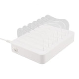 Deltaco Lader 50W 6xUSB-A Hvit