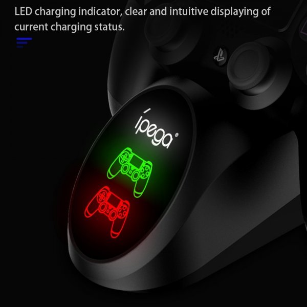Ipega Ladestasjon til PlayStation 4 kontroller