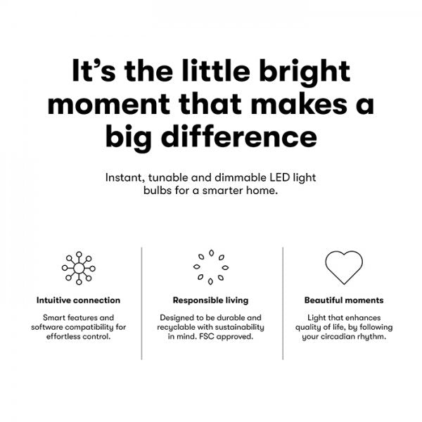 Lite bulb moments White & Color Ambience (RGB) GU10 LED-Lampe - 3-Pack