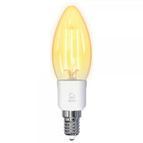 Deltaco Smart Home LED-lampe Filament E14 WiFi 4.5W