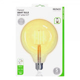 Deltaco Smart Home LED-pære Filament E27 WiFi G125 5.5W