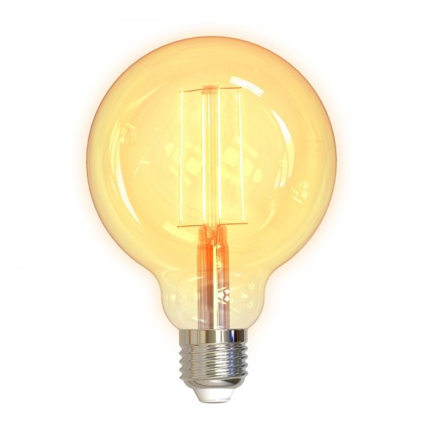 Deltaco Smart Home LED-lampe Filament E27 WiFi G95 5.5W