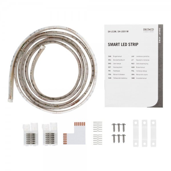 Deltaco Smart Home LED-stripeforlengelse RGB 6-pin 1m