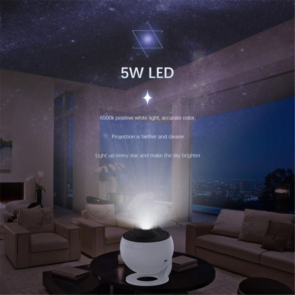 Beline MajesticLine LED-projektor Galaxy Starry Sky Rotating