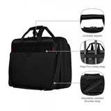 Wenger Legacy 17" Triple Gusset Dataveske Grå/Svart