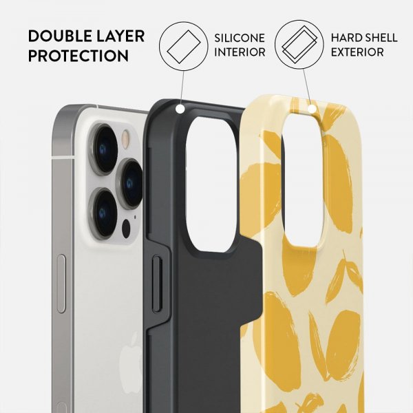 Burga iPhone 13 Pro Deksel Tough MagSafe Lemon Tart