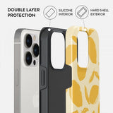 Burga iPhone 13 Pro Deksel Tough MagSafe Lemon Tart