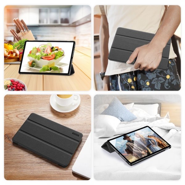 Dux Ducis Lenovo Tab M11 TB330 Etui Domo Series Svart