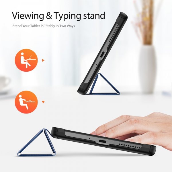 Dux Ducis Lenovo Tab M8 (4th gen) TB300 Etui Domo Series Blå