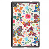 Lenovo Tab M8 (4th gen) TB300 Etui Motiv Fargerik Sommerfugler