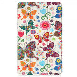Lenovo Tab M8 (4th gen) TB300 Etui Motiv Fargerik Sommerfugler