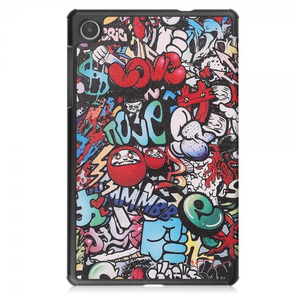 Lenovo Tab M8 (4th gen) TB300 Etui Motiv Graffiti