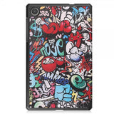 Lenovo Tab M8 (4th gen) TB300 Etui Motiv Graffiti