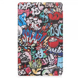 Lenovo Tab M8 (4th gen) TB300 Etui Motiv Graffiti
