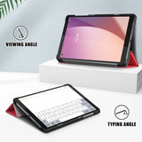 Lenovo Tab M8 (4th gen) TB300 Etui Trifold Rød