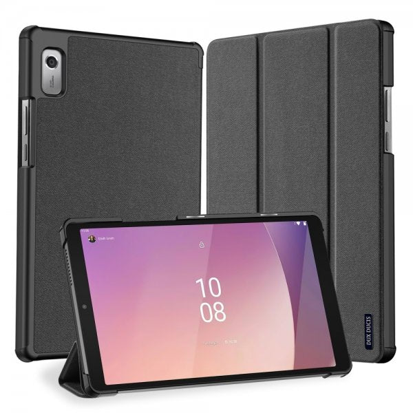 Dux Ducis Lenovo Tab M9 TB310 Etui Domo Series Svart