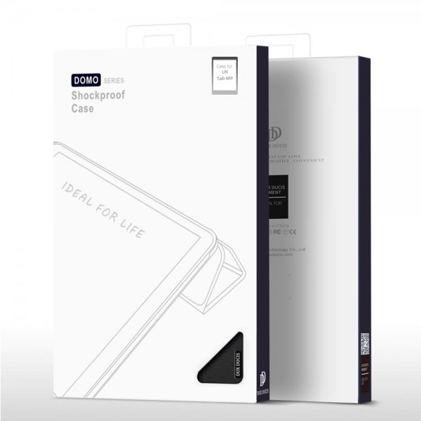 Dux Ducis Lenovo Tab M9 TB310 Etui Domo Series Svart