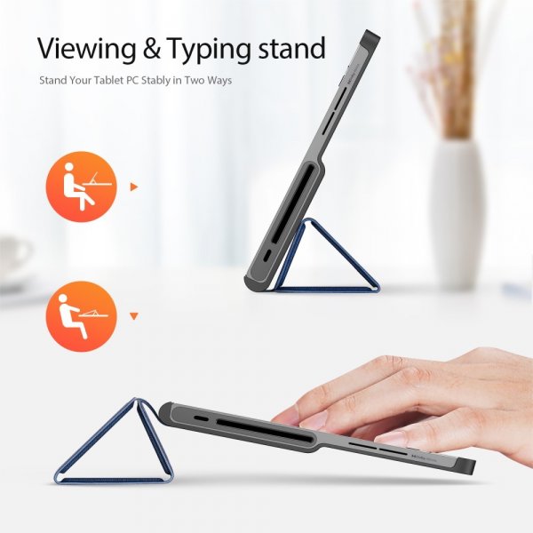 Dux Ducis Lenovo Tab Plus Etui Domo Series Blå