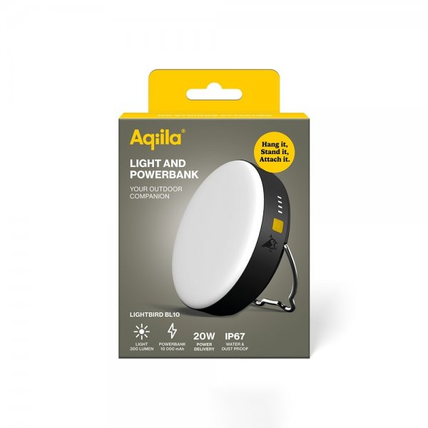 Aqiila Lightbird BL10 Camping lamp with Powerbank