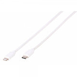 Vivanco Lightning till USB-C Kabel 2 meter Hvit