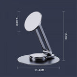 LK-T639 360 Roterbar magnetisk telefonholder Svart