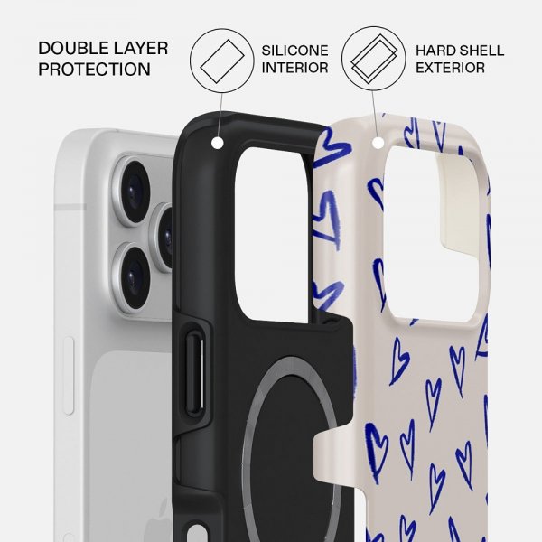 Burga iPhone 17 Pro Deksel Tough MagSafe Love Me Right
