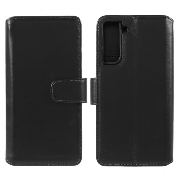 Nordic Covers Samsung Galaxy S21 Etui Essential Leather Raven Black