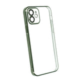 iPhone 11 Deksel Glitter Transparent Støtsikker Grønn