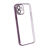 iPhone 11 Deksel Glitter Transparent Støtsikker Lilla