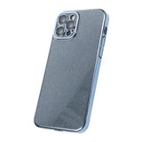 iPhone 12 Pro Deksel Glitter Transparent Støtsikker Blå