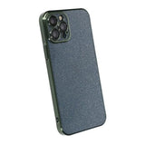 iPhone 12 Pro Deksel Glitter Transparent Støtsikker Grønn