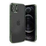 iPhone 12 Pro Deksel Glitter Transparent Støtsikker Grønn