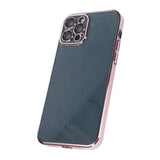 iPhone 12 Pro Deksel Glitter Transparent Støtsikker Rosa