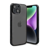 iPhone 13 Deksel Glitter Transparent Støtsikker Svart