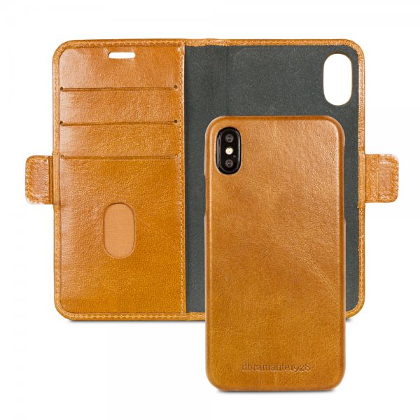 dbramante1928 iPhone X/Xs Etui Lynge Löstagbart Deksel Tan