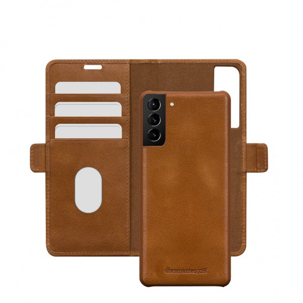 dbramante1928 Samsung Galaxy S21 Etui Lynge Avtakbart Deksel Tan