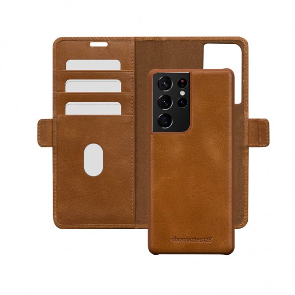 dbramante1928 Samsung Galaxy S21 Ultra Etui Lynge Avtakbart Deksel Tan