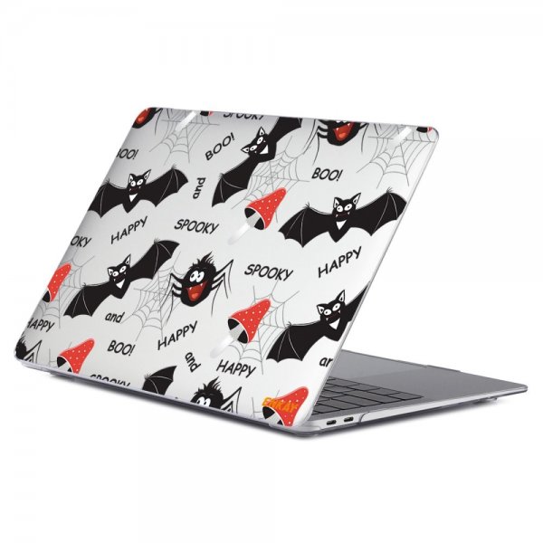 ENKAY Macbook Air 13 (A1932. A2179)/Macbook Air 13 M1 (A2337) Deksel Motiv Flaggermus