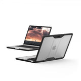 Urban Armor Gear (UAG) MacBook Air 13 M2 (A2681)/M3 (A3113) Deksel Plyo Ice/Black