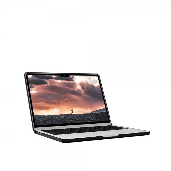 Urban Armor Gear (UAG) MacBook Air 13 M2 (A2681)/M3 (A3113) Deksel Plyo Ice/Black