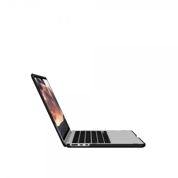 Urban Armor Gear (UAG) MacBook Air 13 M2 (A2681)/M3 (A3113) Deksel Plyo Ice/Black